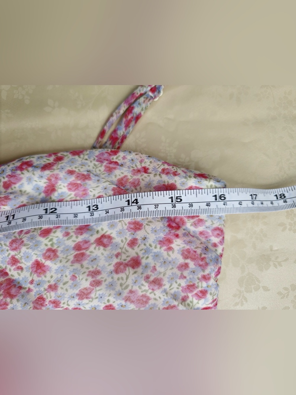 Bardot Pink Ditsy Floral Ruched Midi Dress Size 6 NWT - Picture 3 of 10